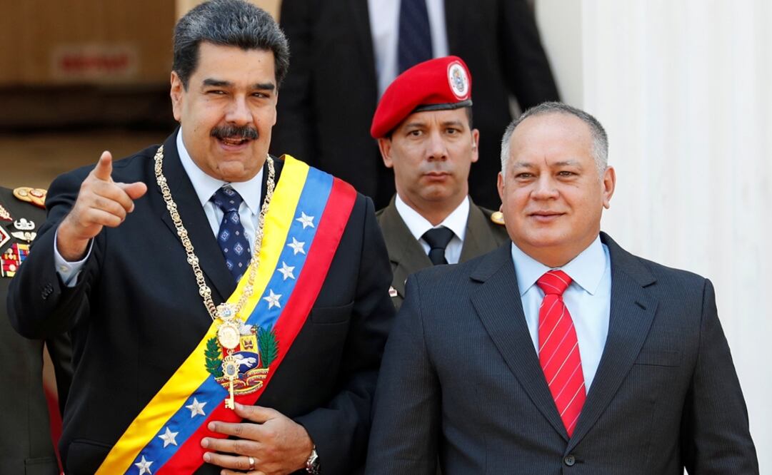 El presidente de Venezuela, Nicolás Maduro y Diosdado Cabello, jefe de la Asamblea Constituyente. Foto: Reuters
