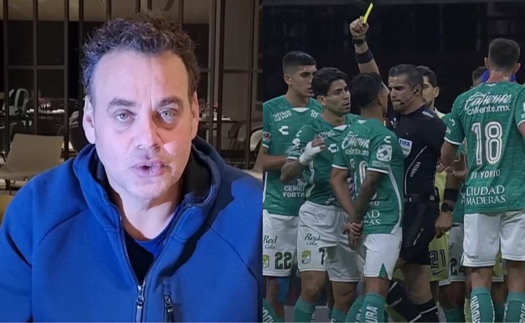 David Faitelson califica de “suigéneris” el rodillazo del árbitro Fernando Hernández a jugador de León