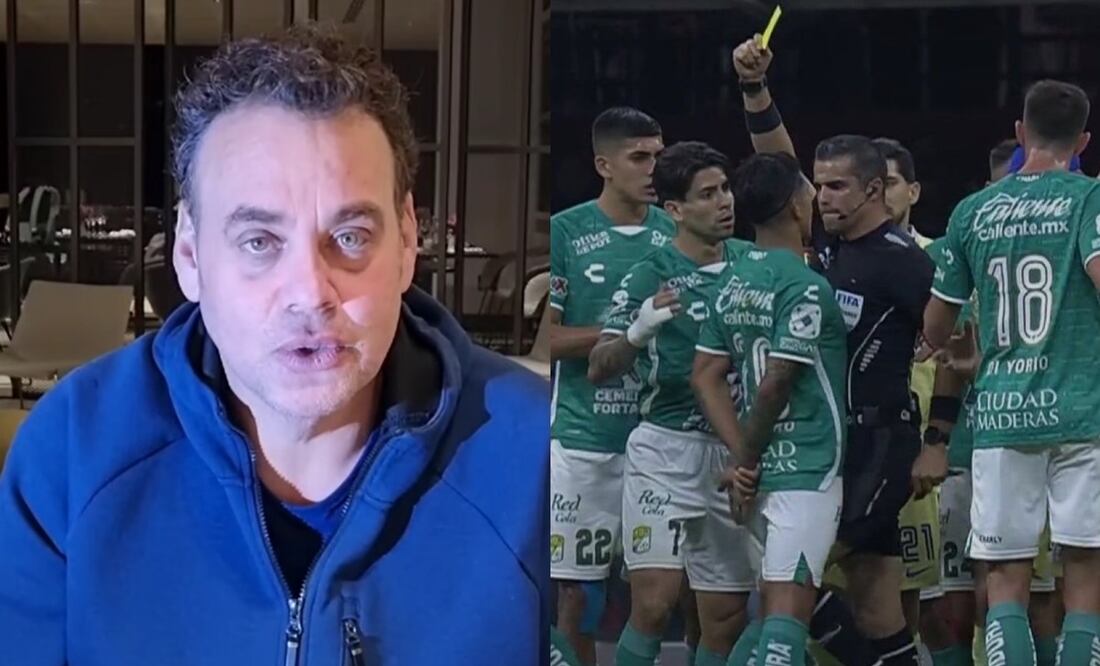 David Faitelson califica de “suigéneris” el rodillazo del árbitro Fernando Hernández a jugador de León