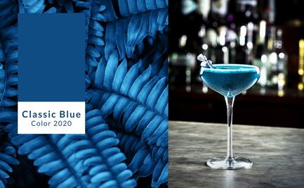 Crean coctel inspirado en "classic blue", el color del 2020 según Pantone