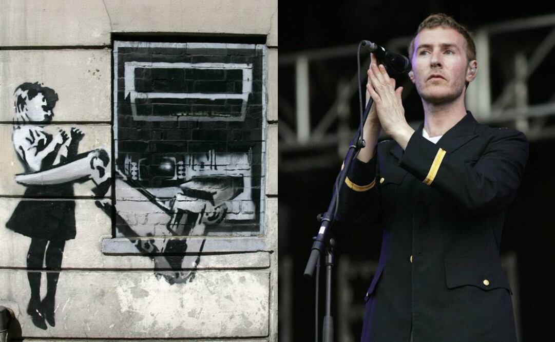 Según Williams, al menos en doce ocasiones, los murales de Banksy aparecieron en las mismas ciudades en las que, poco antes o poco después, la banda Massive Attack había actuado. FOTOS: Reuters.