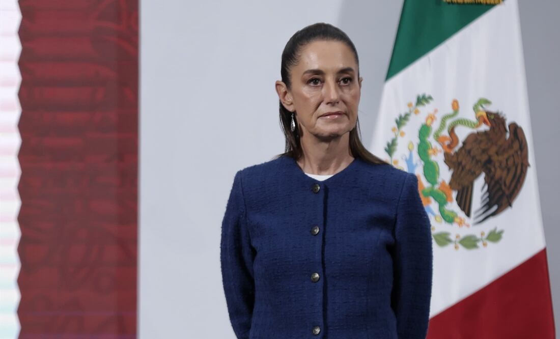 Claudia Sheinbaum en su conferencia matutina del 21 de julio de 2025. Foto: Fernanda Rojas / EL UNIVERSAL