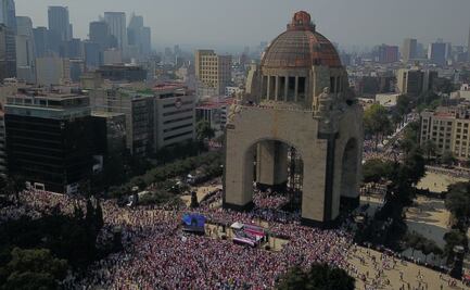 “El INE no se toca”: Estas fueron las consignas durante la marcha contra la reforma electoral 