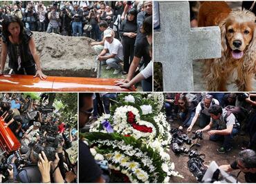 Entierran a fotoperiodista en Panteón Dolores