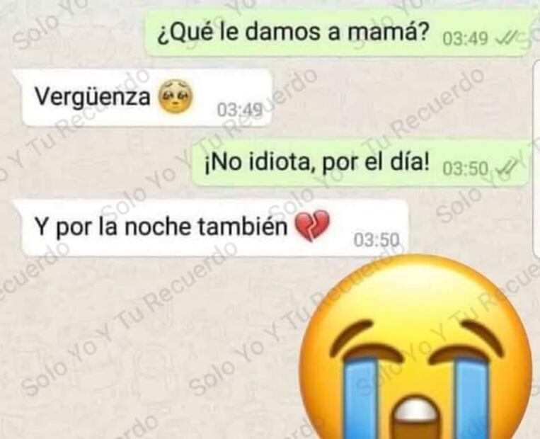 Meme respecto al Día de las Madres. Foto: Twitter