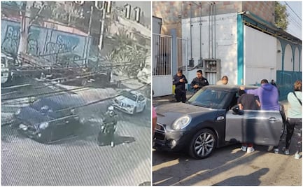 Balean a familia sobre su Mini Cooper, en Cuautitlán Izcalli