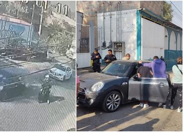 Balean a familia sobre su Mini Cooper, en Cuautitlán Izcalli