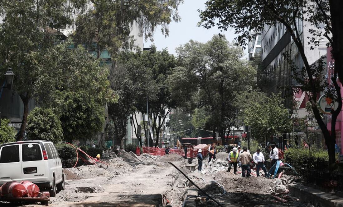 CDMX concluirá trabajos en la Zona Rosa