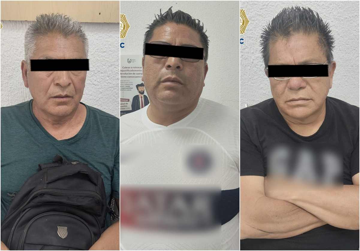 ️Caen revendedores  

La SSC detuvo a tres hombres por vender boletos en inmediaciones del Estadio Banorte para el México vs Portugal ⚽