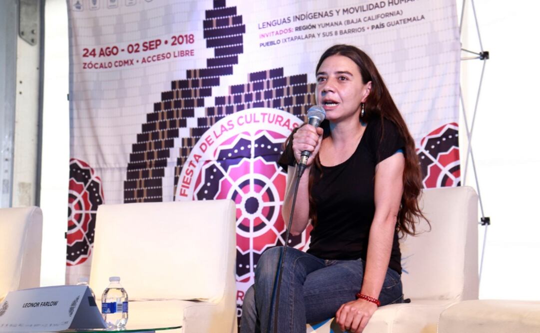 La antropóloga Eva Caccavari Garza. Fotografia: David Sánchez/ Secretaría de Cultura CDMX