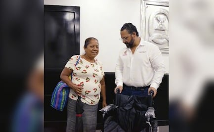 Alcalde de Coatzacoalcos promociona a Morena al entregar silla de ruedas; PRI lo denunciará ante instancias electorales