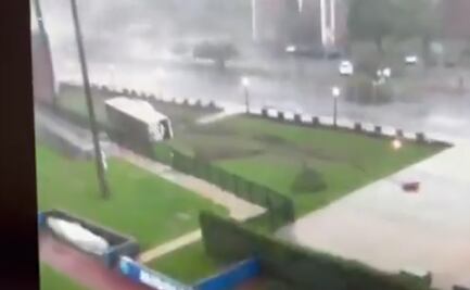 VIDEO: ¡Impresionante! Tornado arrastra un remolque de camión en la Universidad Estatal de Middle, Tennessee