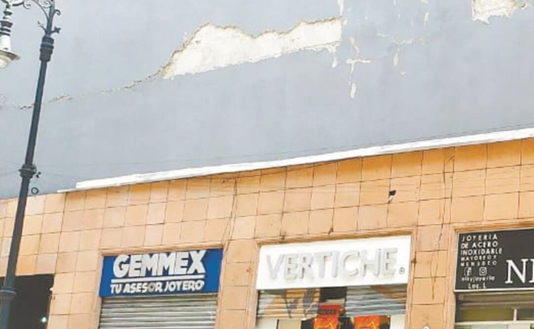 Los comerciantes ubicados en Palma 34, en el Centro, no se sienten a salvo desde el temblor de 2017.