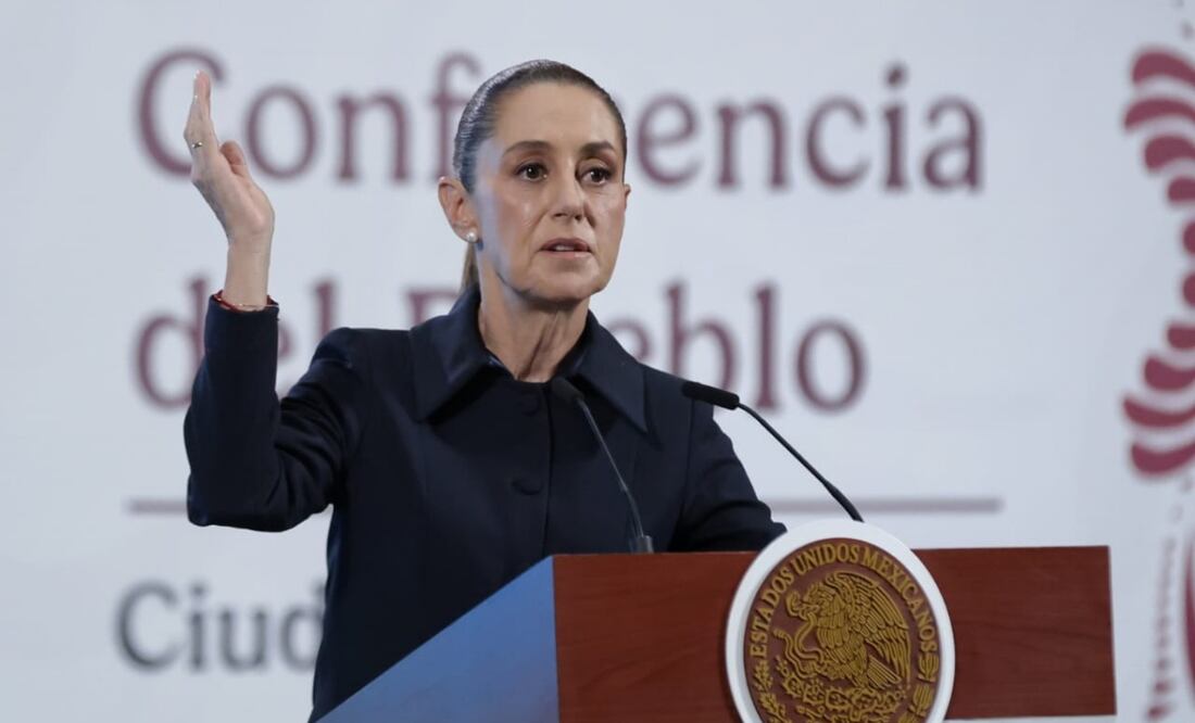 Conferencia matutina de la presidenta Claudia Sheinbaum Pardo el 21 de agosto de 2025. Foto: Fernanda Rojas / EL UNIVERSAL