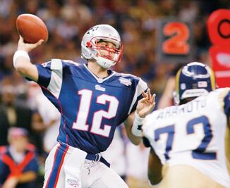 La dinastía de los Patriots comenzó frente a los Rams