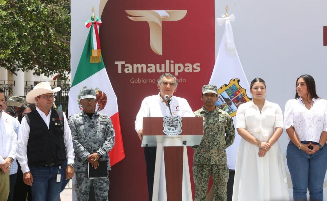 Villarreal insiste que Tamaulipas es el estado más seguro del norte del país (28/07/2025). Foto: Especial