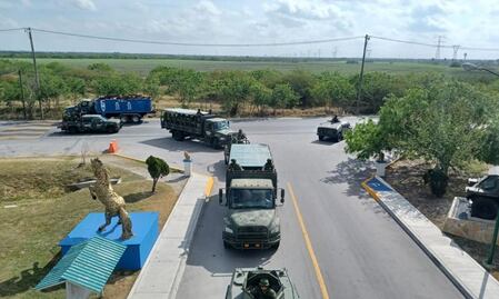 Ejército Mexicano y GN refuerzan frontera de Matamoros con 300 elementos 