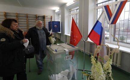 Más de la mitad de los rusos votó ya en elecciones presidenciales en las que Putin busca reelección