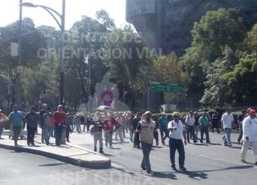 Por marcha en Reforma, Línea 7 del Metrobús aplica circuitos