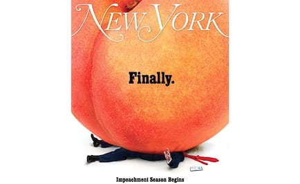 Revista "Nueva York" aplasta a Trump con juego de palabras por juicio político