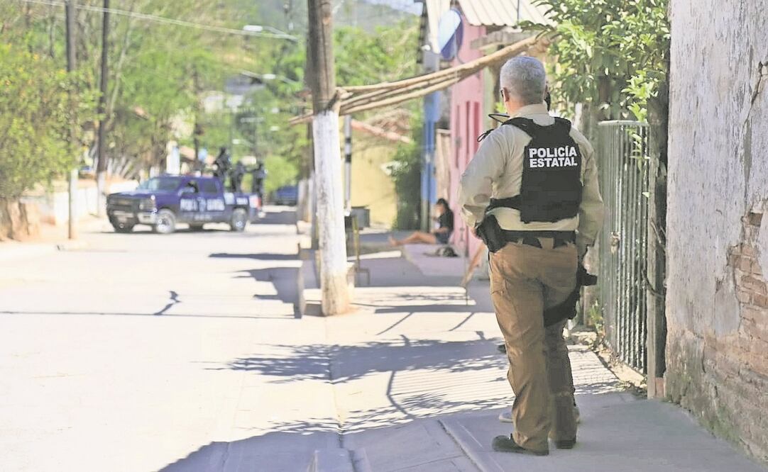 Fuerzas federales y estatales se han desplegado en la sierra de El Rosario debido a que sus pobladores han reportado la presencia de grupos armados / CORTESÍA