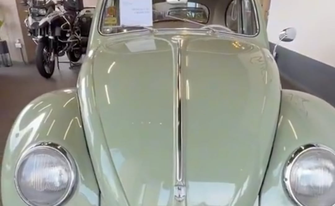 El Vocho más caro del mundo está en Puebla. imagen: Tiktok @alejandrodefa