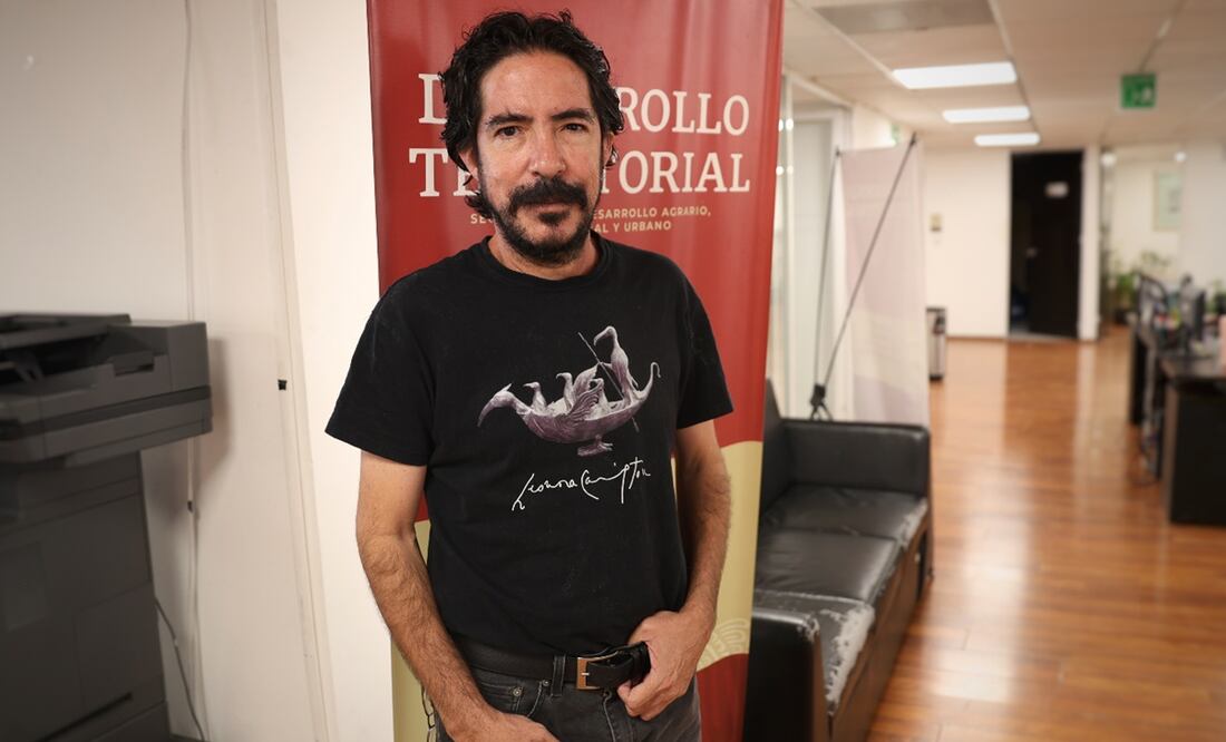 Entrevista con Dr. Pedro Salmerón, director del Archivo General Agrario en la calle Nuevo León número 210. Foto: Fernanda Rojas/El Universal.