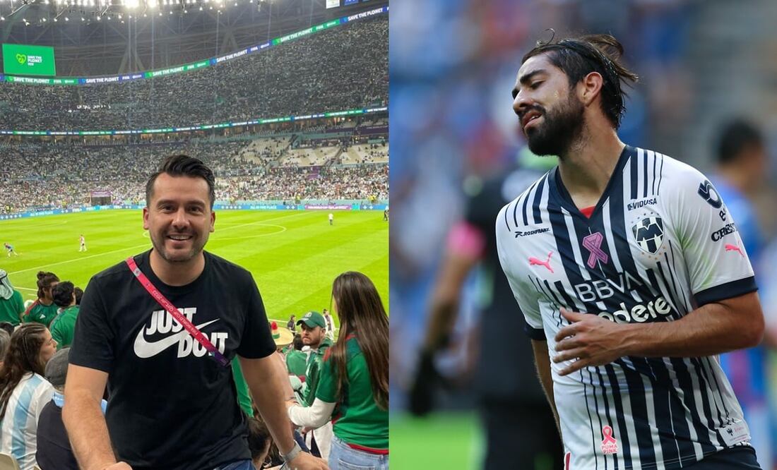 El periodista deportivo y el futbolista no tienen buena relación / Foto: Especiales