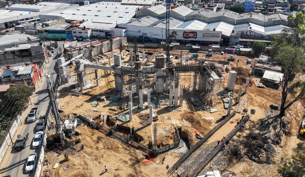 Mexicable Línea 3 avanza 53% en Naucalpan; conectará la zona alta con la CDMX. Foto: Especial
