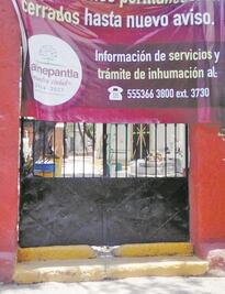 Municipios del Edomex cerrarán panteones
