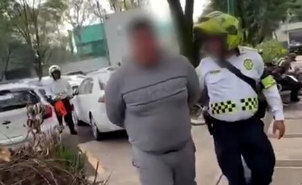 FOTOS: Motociclista es detenido por no portar casco en la GAM y le encuentran un millón de pesos