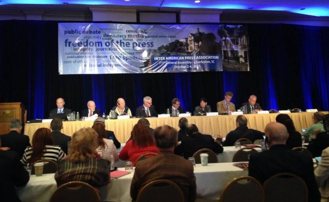 La Sociedad Interamericana de Prensa realiza su 71ª Asamblea General del 2 al 6 de octubre en Charleston, Carolina del Sur. Foto: SIP
