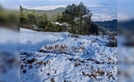 Bajas temperaturas provocan caída de nieve en Jocotitlán y Nevado de Toluca; visitantes aprovechan para capturar postales únicas