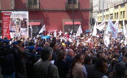 Protesta Morena contra cambios de Uso de Suelo