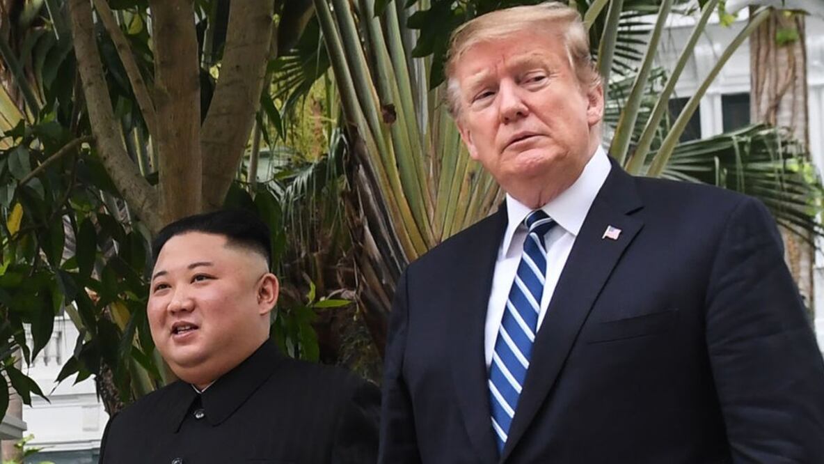 Kim Jong-un y Donald Trump no llegaron a ningún acuerdo (Foto: Getty)