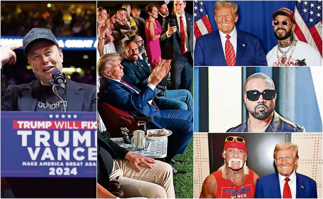 Estas celebridades mostraron empatía por el empresario, quien ganó por segunda ocasión la presidencia de EU. Fotos: Instagram