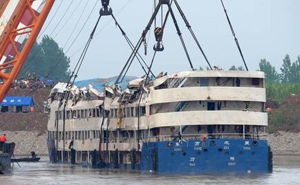 Confirman 331 muertos de naufragio en China