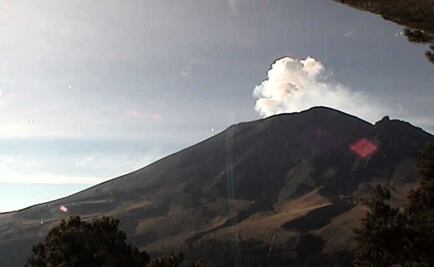 "Popo" registra 54 exhalaciones de baja intensidad