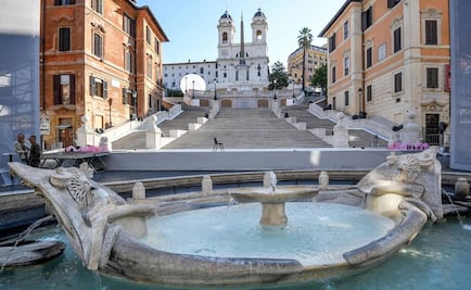 Vuelve a brillar la Escalinata de Trinitá en Roma