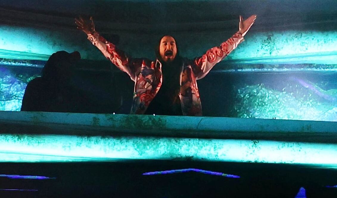 Steve Aoki se presentó en la última fecha del festival EDC. 
Foto: EL UNIVERSAL / Berenice Fregoso