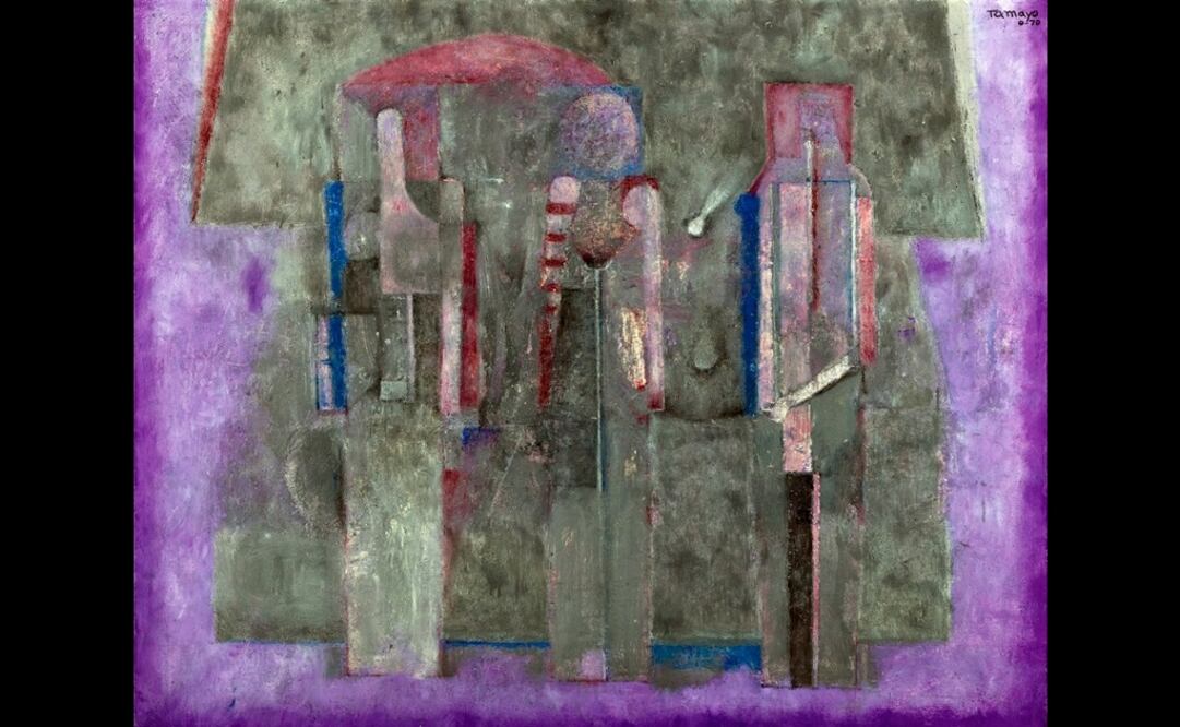 "Tres personajes en un interior", de Rufino Tamayo. Foto: Christie's vía Notimex