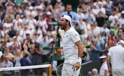Matteo Berrettini, primer italiano en clasificar a la final de Wimbledon