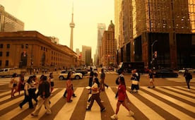VIDEOS: Humo de incendios en Canadá afecta calidad del aire en EU; Nueva York activa medidas de emergencia