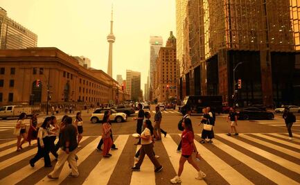 VIDEOS: Humo de incendios en Canadá afecta calidad del aire en EU; Nueva York activa medidas de emergencia