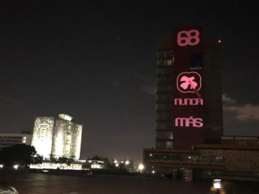 La UNAM viste de luto: "Nunca más" un 2 de octubre