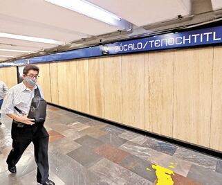 Estación del Metro Zócalo ofrece servicio con horario habitual