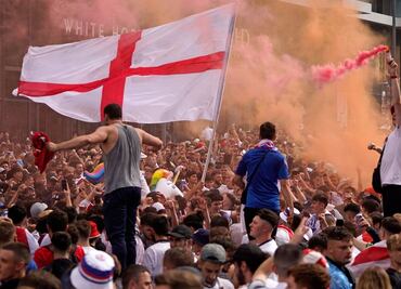 Al menos 45 aficionados detenidos por disturbios en Wembley por la final de la Euro 2020