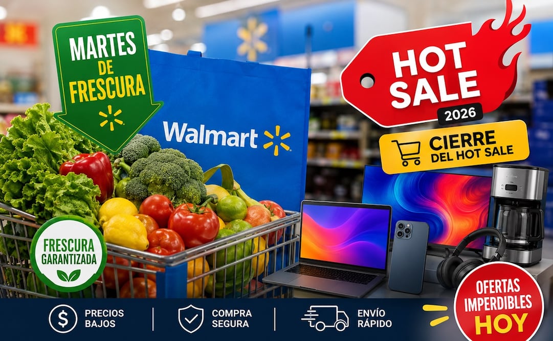 Aprovechas las promociones en el último día del Hot Sale 2026. Foto: IA