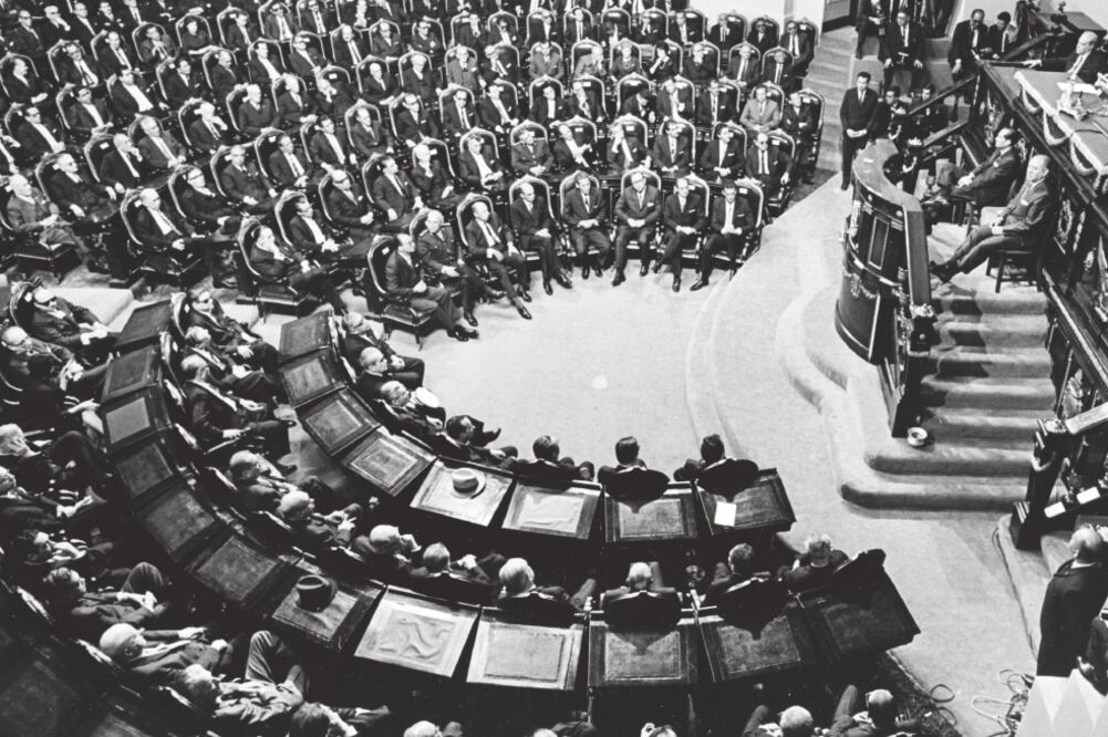 Las sesiones de la 47 Legislatura del Congreso fueron históricas, pues se enmarcaron en el conflicto estudiantil de 1968. (ARCHIVO EL UNIVERSAL)
