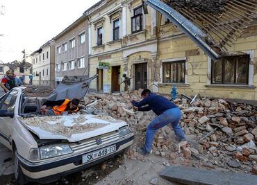 Sismo en Croacia: “Esto es como Hiroshima, la mitad de la ciudad ya no existe”